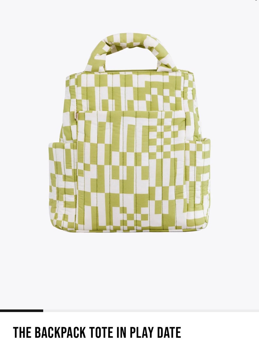 Beis - the backpack tote in play date